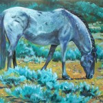 Blue Mustang by Deborah Flood